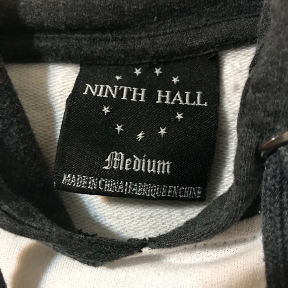 White hoodie shirt by Ninth Hall - Picture 4 of 4